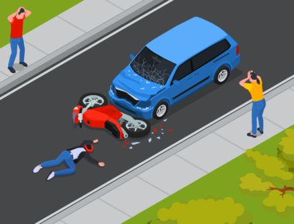 high-speed motorcycle accident