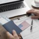 visa application composition with american flag 80x80
